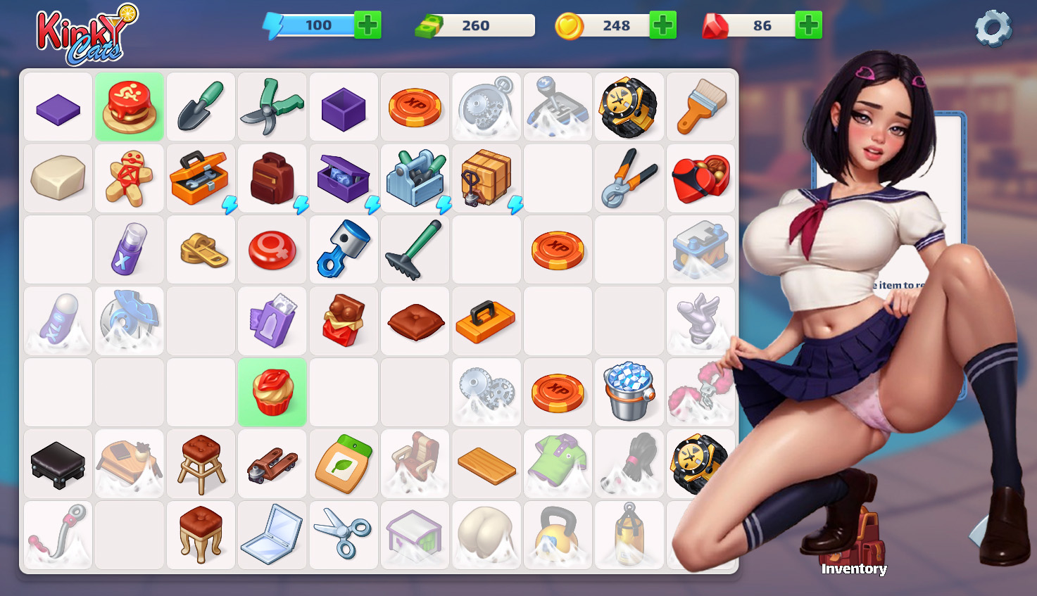 Gameplay del juego Kinky Cats